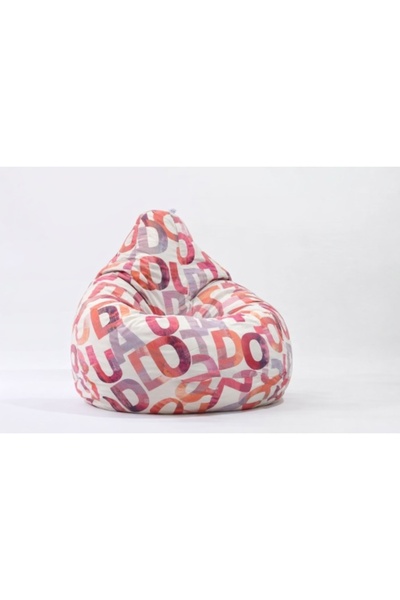 Pufrelax Nirvana Hobbit Puff Chair - Scarlet Letters