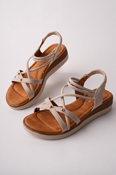 Madam Tarz SPR-333 Σανδάλια με επίπεδη σόλα και καμάρα