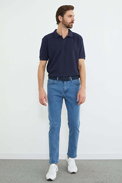 Fulla Moda Blugi skinny cu fermoar