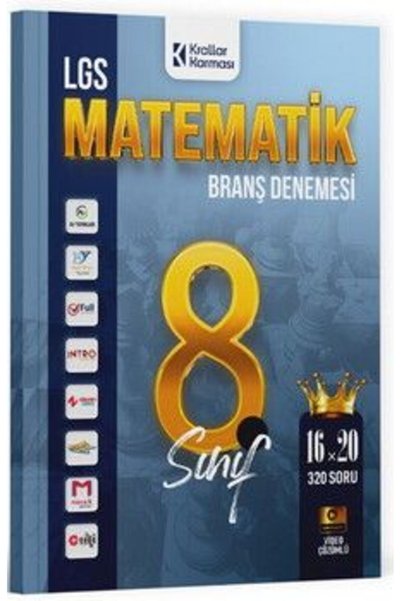 Krallar Karması 8. Sınıf LGS Matematik 16 x 20 Branş Denemeleri