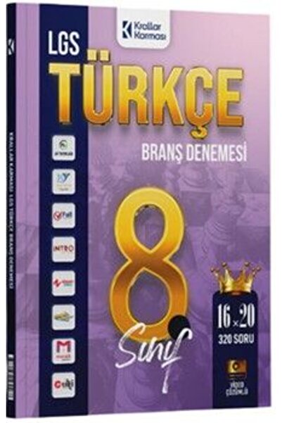 Krallar Karması 8. Sınıf LGS Türkçe 16 x 20 Branş Denemeleri