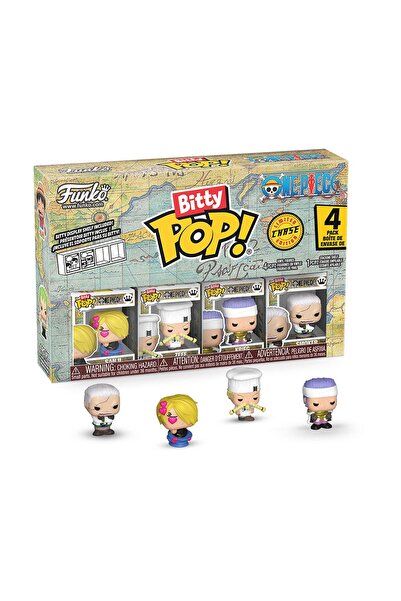 Funko Μπιτι Ποπ! One Piece Σάντζι Ζεφ Κριγκ Μπίτι Ποπ! Σετ 4 τεμαχίων Chase