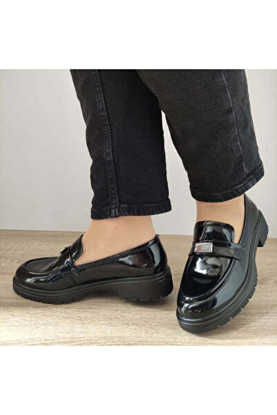 FORMAZIONE Γυναικεία casual παπούτσια 23019L ΜΑΥΡΗ ΛΑΚΑ - Μαύρο, 36