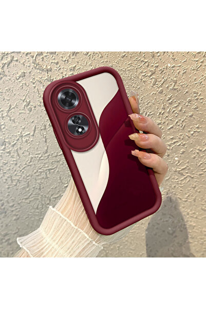 CASEVIBE Oppo A60 Uyumlu Şık ve sade renkli tasarım, yüksek kaliteli silikon ...