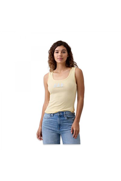 GAP 585421 V-Sl Bf Tank Atlet Κίτρινο Γυναικείο Αθλητικό Τοπ