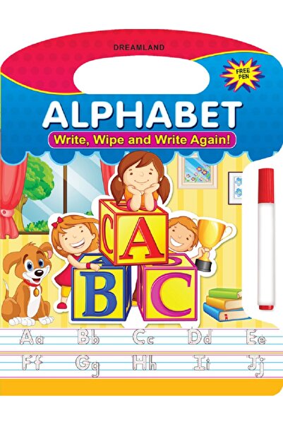 Dreamland Publications Write and Wipe Book - Alphabets