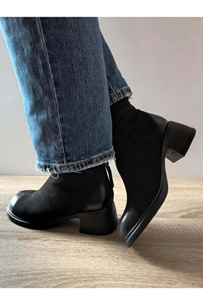 FORMAZIONE Γυναικεία 6970-2 Μαύρα Νουμπούκ casual μποτάκια - Μαύρο, 39