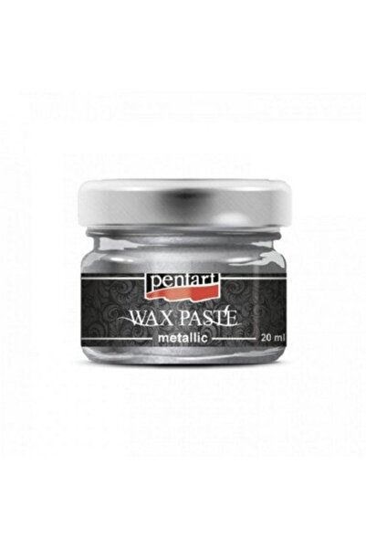 Pentart معجون شمعي معدني فضي