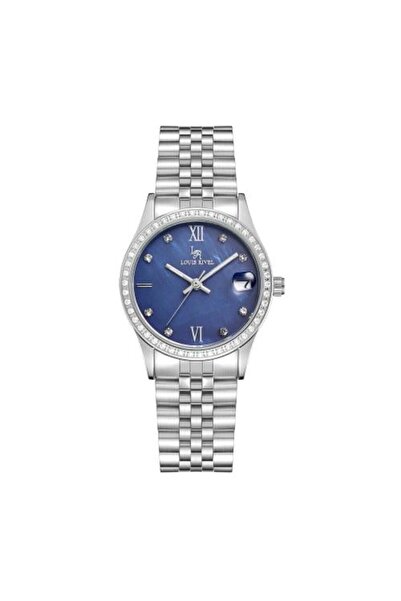 LOUIS RIVEL Women's Watch LR 6023 Silver Blue Dial