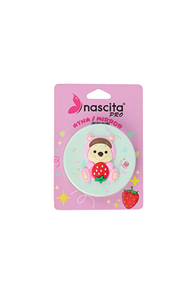 nascita Figürlü Çanta Tipi Makyaj Aynası NASAYNA00045GR
