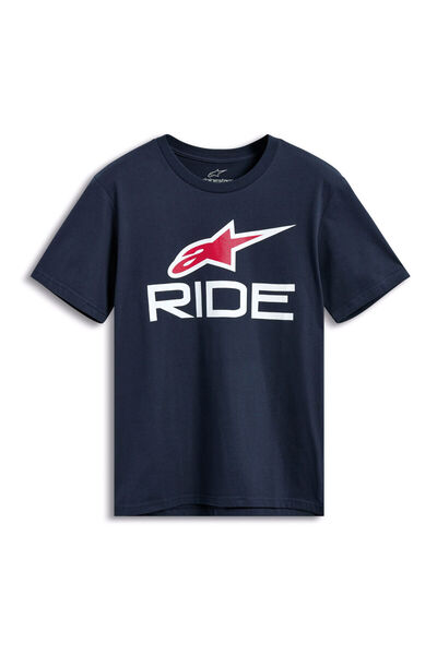 Alpinestars RIDE 4 CSF Tişört Mavi Beyaz Kırmızı