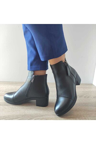 PASS Γυναικεία casual μποτάκια P1825-28 01-N ΜΑΥΡΟ - 38, Μαύρο