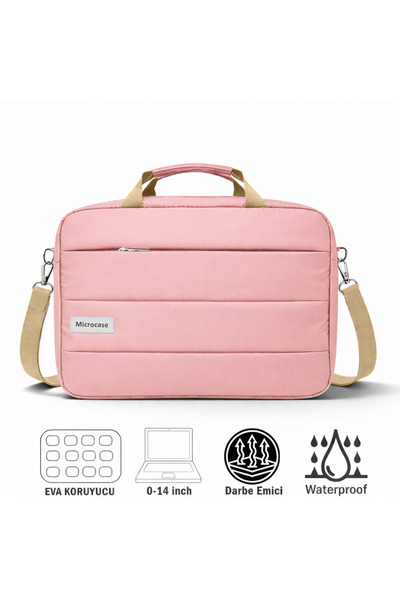 Microcase Su Geçirmez 3 Bölmeli Darbelere Dayanıklı Tablet Notebook Macbook E...