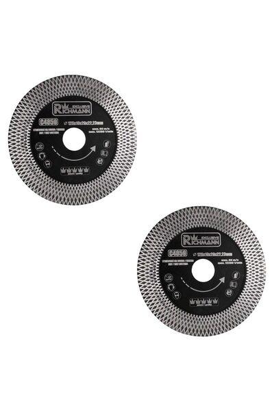 richmann exclusive Set 2 discuri diamantate turbo subtire, dublu segmentat, p...