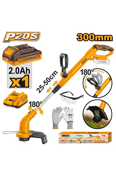 Ingco Μικρό Κλαδευτικό Εργαλείο Μπαταρίας 20 V με Μπαταρία και Συσσωρευτή CGT...