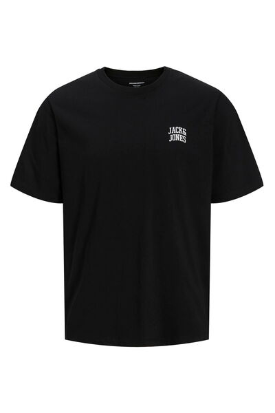 Jack & Jones Ανδρικό μπλουζάκι με στάμπα στο στήθος και λαιμόκοψη ποδηλάτου -...