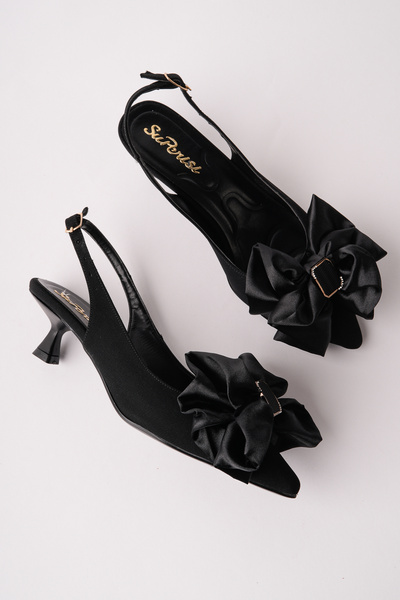 Madam Tarz SPR-3312 Παπούτσια με λεπτό τακούνι και λεπτομέρεια φιόγκου