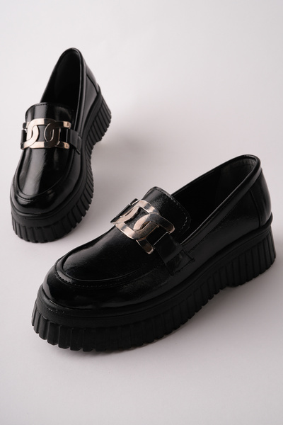 Madam Tarz BLN-1299 Loafer με χοντρή σόλα και αγκράφα