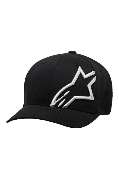Alpinestars Corp Shift 2 Curved Brim Şapka Siyah Beyaz