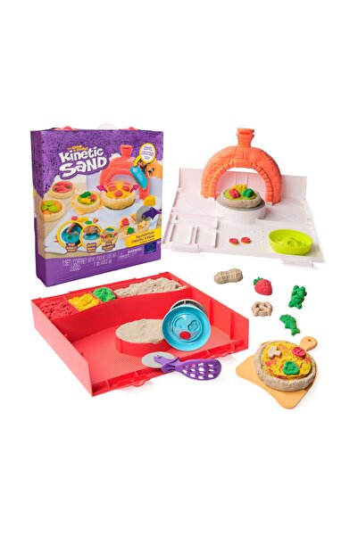 Master Toys Σπιν Μάστερ Κινητική Άμμος Σετ Πίτσας για Πίεση (6072551)