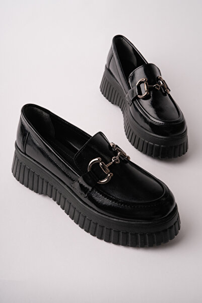 Madam Tarz BLN-1071 Loafer με χοντρή σόλα και αγκράφα