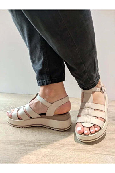 FORMAZIONE Γυναικεία Casual Σανδάλια 20295 ΚΡΕΜ - Κρεμ, 37