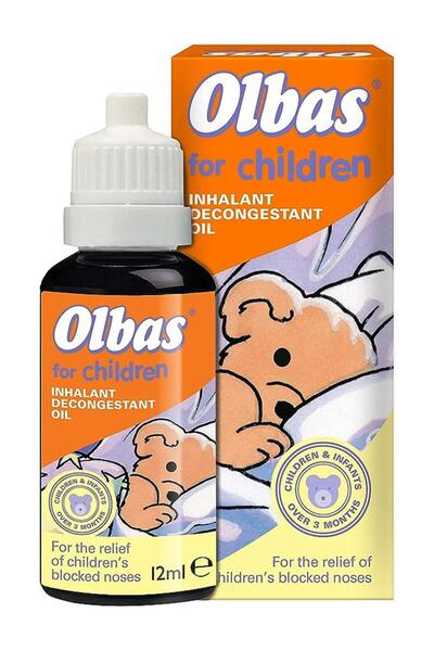 Olbas Oil أولباس للأطفال، مزيل احتقان الأنف، 12 مل