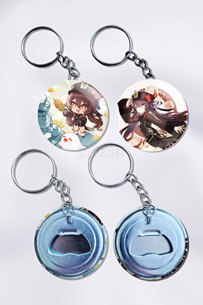 ZipZap Στολίδι Τσάντας Hu Tao Genshin Impact με Μπρελόκ (2 ΤΕΜ)