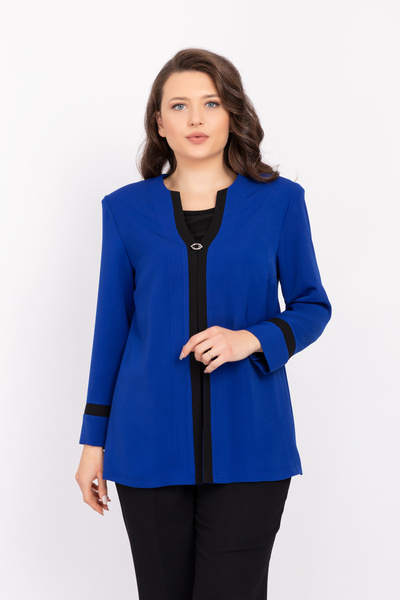 OLEA XXL BÜYÜK BEDEN ABİYE CEKET BLUZ İKİLİ TAKIM 3878