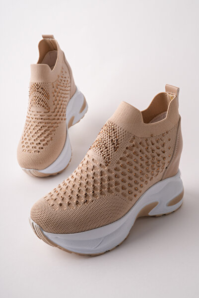 Madam Tarz DNR-426 Κρυφό Τακούνι Πλεκτό Στράς Αθλητικό