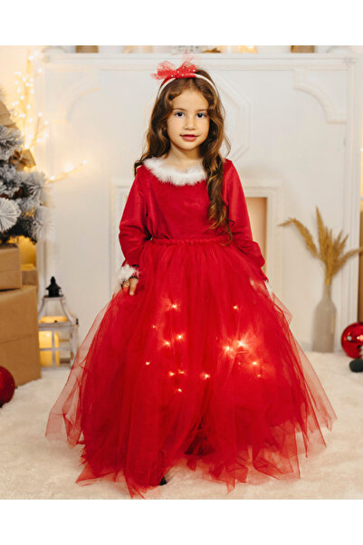 fustite cu luminite Φωτιζόμενο Σετ, Κόκκινο, Φωτιζόμενη Φούστα και Μπλούζα - ...