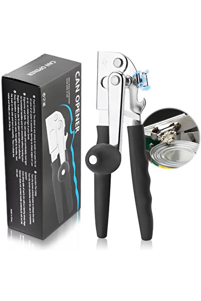 Choice black Commercial Can Opener Manual Crank Can Openers Heavy Duty Handhe...