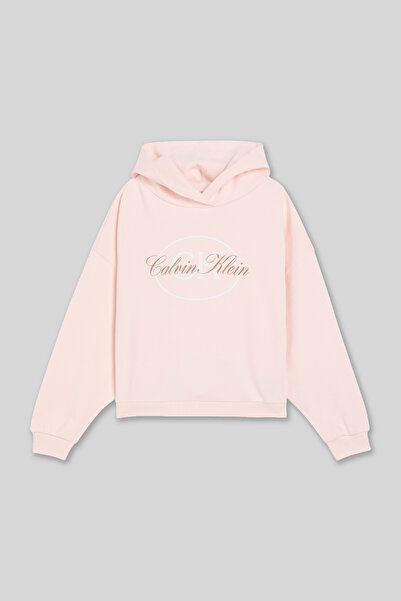 Calvin Klein Kız Çocuk Pembe Sweatshirt
