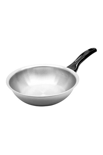 Zebra Stainless Steel Triply Vitalux Fry Pan, 24 cm