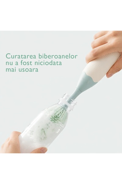 Momcozy Kit inovator de perii pentru sticle cu design cu apăsare