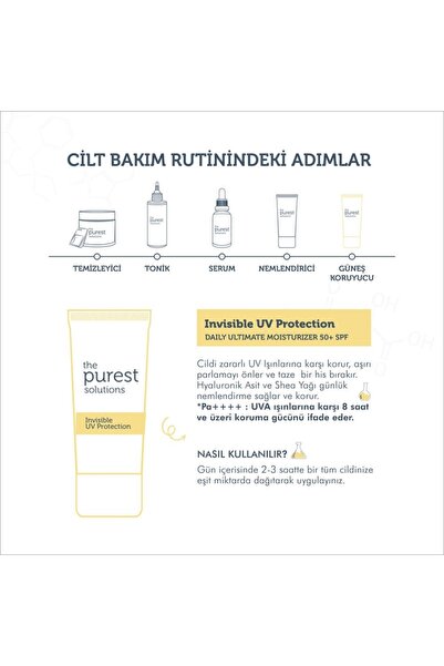 The Purest Clay Yüz Güneş Kremi Spf 50+ 50ml