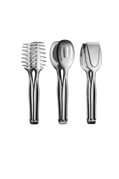 FALEZ Bella 3-Piece Tongs Set