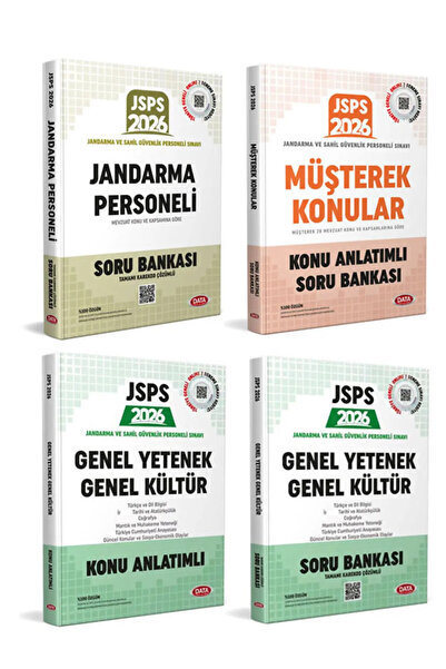 Data Yayınları 2026- GÜNCEL YENİ . JSPS Jandarma ve Sahil Güvenlik Personeli ...