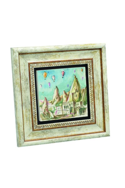 Sadrazam Εκτύπωση σε πλακέτα από φυσική πέτρα Καππαδοκίας 20Χ20ΚΡΤ-115