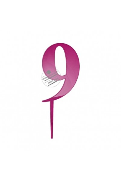 Decoratiuni Dulci Διακοσμητικό στολίδι από πλεξιγκλάς, κλασική γραμματοσειρά ...