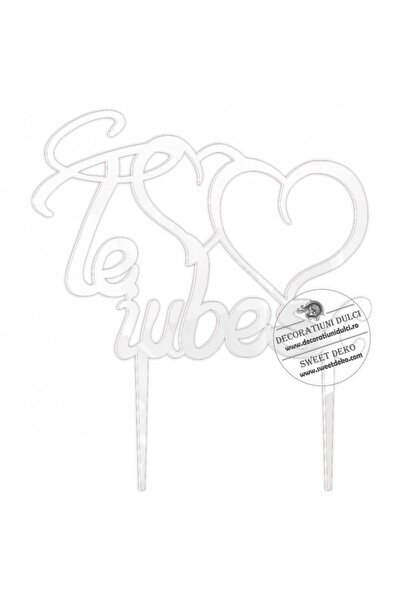 Decoratiuni Dulci Τοπέρ πλέξι " (Topper plexi) - This part is clear. Then the...