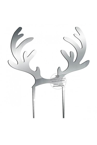 Decoratiuni Dulci Διακοσμητικό από κρέας ροβανιού, πλεξιγκλάς - Ασημί καθρέφτης