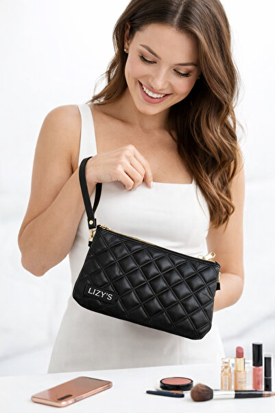 lizy's Τσάντα Clutch Μακιγιάζ από συνθετικό δέρμα