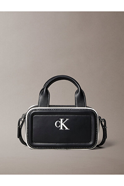 Calvin Klein Kadın Kontrast CK Mini Bauletto Omuz Çantası