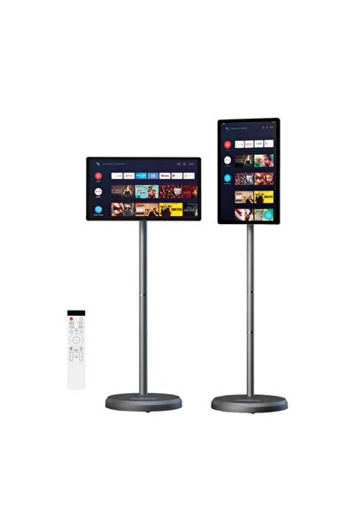 porodo Surf 21.5" Portable Smart Monitor, 1080P Touchscreen Display with Andr...