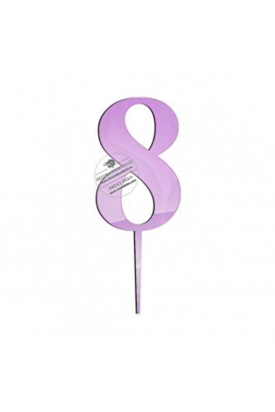 Decoratiuni Dulci Διακοσμητικό πλεξιγκλάς με αριθμούς, κλασική γραμματοσειρά ...