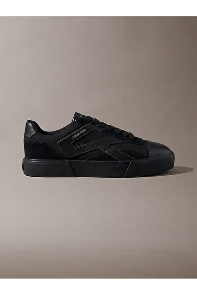 Calvin Klein Erkek Vulc Laceup Stripe Mix Deri Sneaker