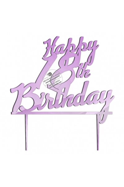 Decoratiuni Dulci Διακοσμητικό κορυφής τούρτας για τα 18α γενέθλια, από πλεξι...