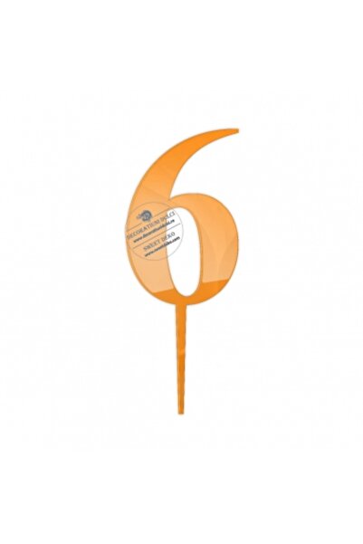 Decoratiuni Dulci Διακοσμητικό πλεξιγκλάς με αριθμούς, κλασική γραμματοσειρά ...