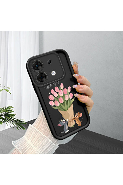 ucuc infinix Zero 30 5G Uyumlu Darbeye Dayanıklı Kamera Korumalı Siyah Siliko...